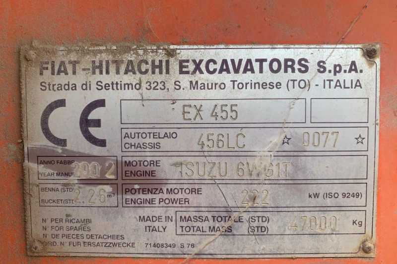 OmecoHub - Immagine FIAT HITACHI EX455